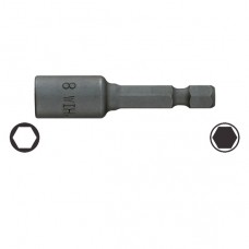 Wiha Power Nut Driver Insert - Hex with Magnet - Style E 6.3. - 10mm - 32524